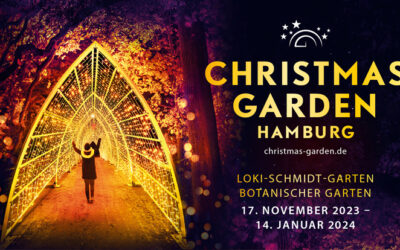 Faszinierende Lichtkunst im Loki Schmidt Garten: Der Christmas Garden Hamburg